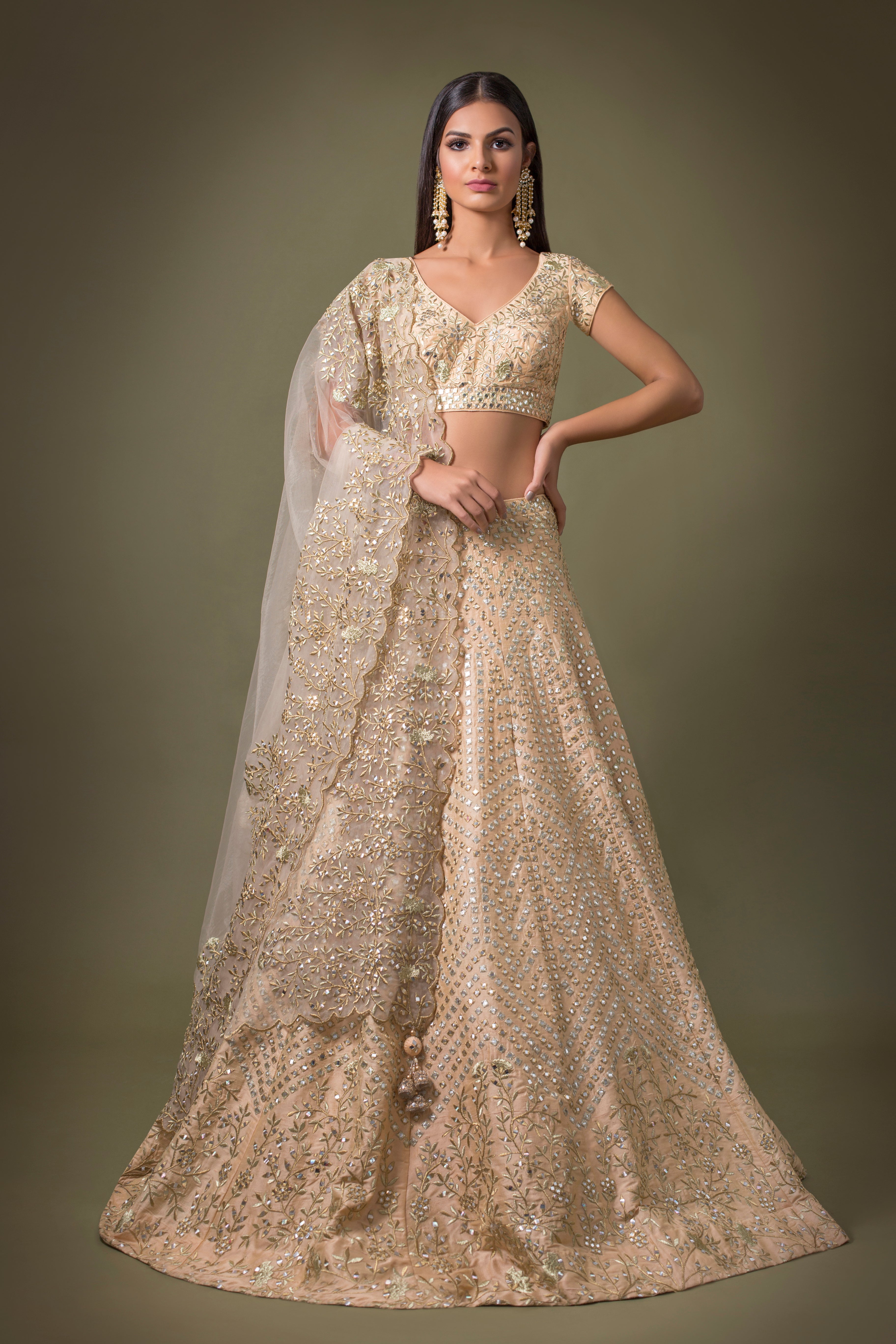 Deep Rust Bridal Lehenga Set – Studio East6